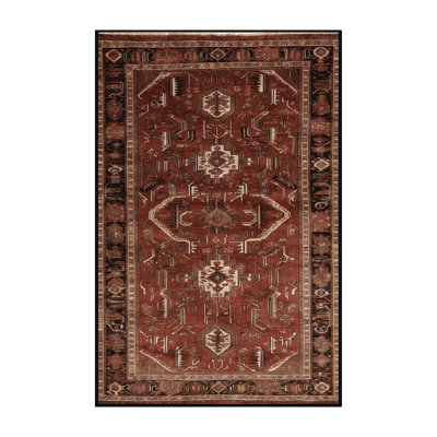 Tapis brun lavable à la machine