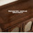 American Style Solid Wood and Glass Accent Cabinet-420074875-420074877
