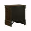 Table de chevet en MDF avec 2 tiroirs, cappuccino