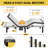 Multi Functional Ergonomic Bed Adjustable Bed, Multiple Modes, Zero Gravity Base for Pressure Management with Head and Foot Tilt, Wireless Remote Control, Massage, Bedside Night Light, USB Port-107382912