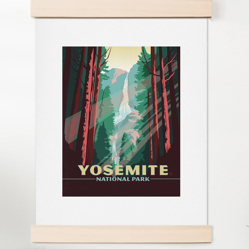 Yosemite National Park, impression, 20' ' H x 16' ' L x 0,12' ' D