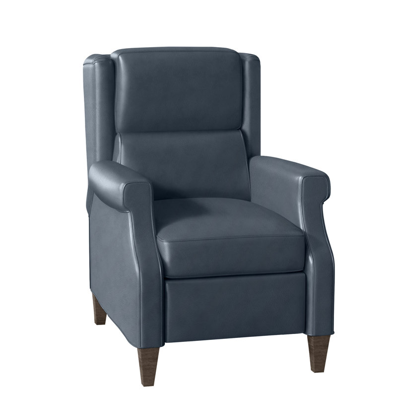Gallaway Recliner, Aline Fumo Genuine Leather, Cobblestone, Manual