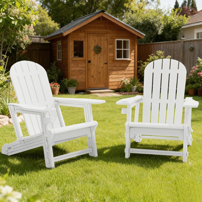 2-Piece Outdoor Adirondack Chair with Table