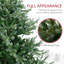 Arbre de Noël artificiel 7,5 pi avec base en métal pliable