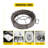 75 Ft. x 3/8 In. Solid Core Drain Auger Cable with Storage Drum & Cutter Kit - Heavy Duty Sewer Snake for Pipe Clog Removal