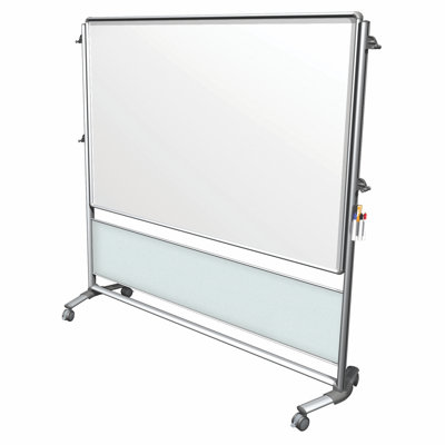 Nexus Ghent Yes Porcelain Freestanding Metal Whiteboard