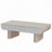 Modern Coffee Table With 2 Fluted Drawers
