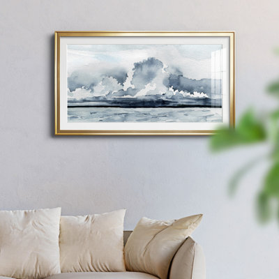 «Passing Rain Storm II», reproduction encadrée de qualité supérieure, prête à être accrochée
