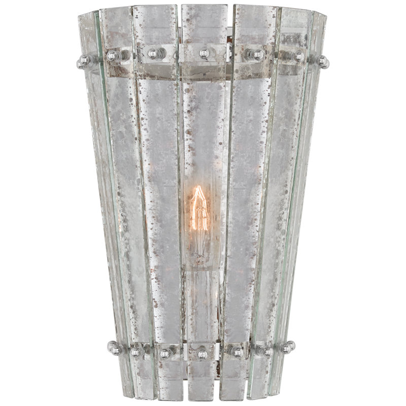 Cadence 1 - Light Flush Mounted Sconce, Polished Nickel