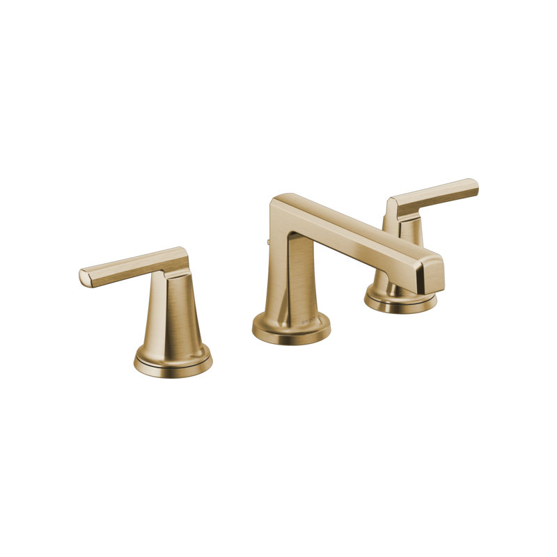 Levoir® Two-Handle Wall Mount Lavatory Faucet, Polished Chrome, Low Lever Handle, 1.5