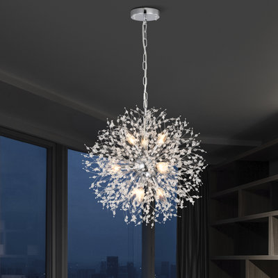 Lustre sphérique spoutnik 9 lumières à intensité variable