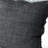 Dark Gray Fringed Throw Pillow Cover