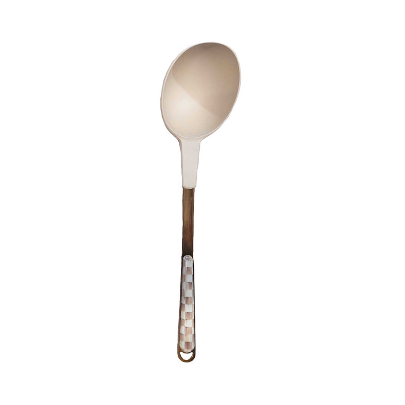 Mocha Check Ladle