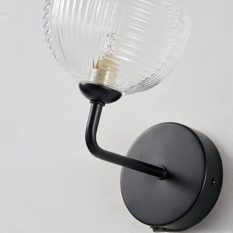 Armed Sconce, Matte Black