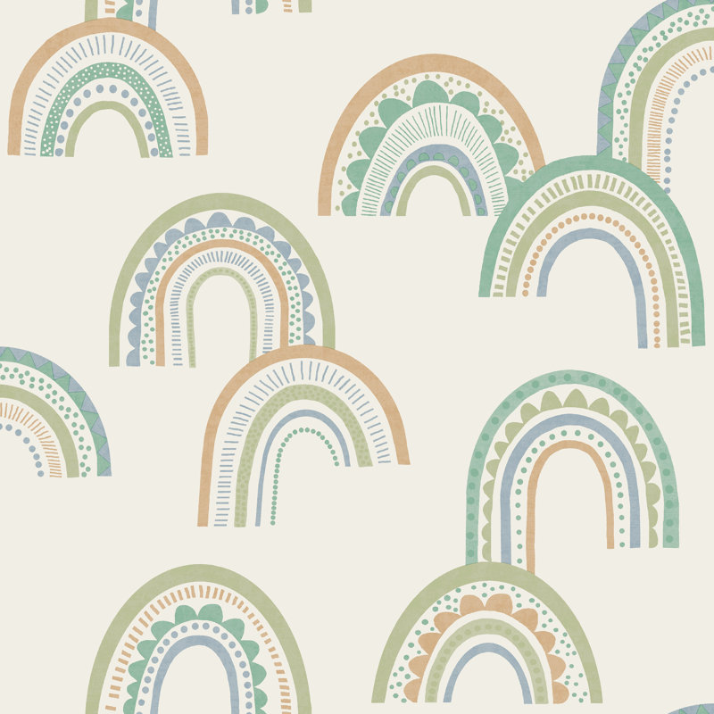 53cm x 10.5cm Matte Wallpaper Roll, Green