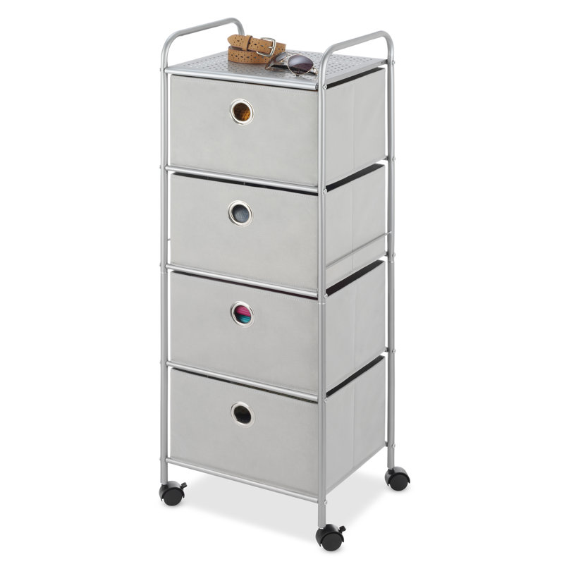 Commode de rangement 4 tiroirs McMaster, gris