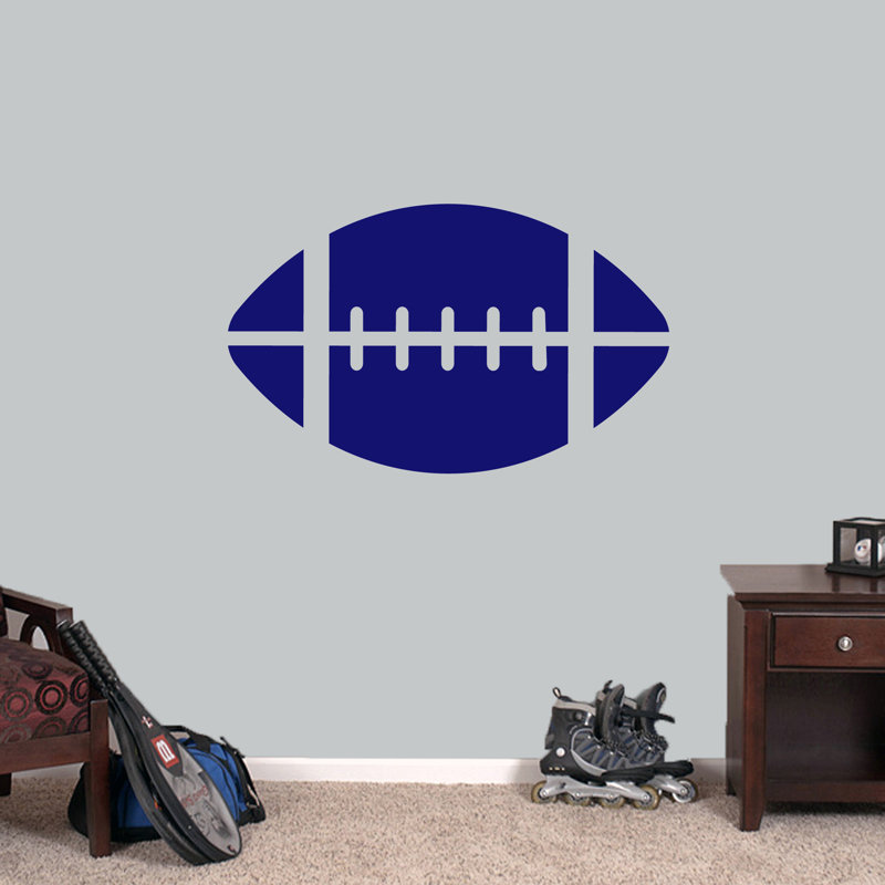 Décalcomanie murale football Haynes, Bleu marine