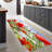 Floral-Printed Non Woven Soft Rug with Delicate Pastel Blooms and Leaf Pattern for a Sophisticated Touch in Any Living Space-126282683