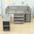 Englas Kids Full Loft Bed with Drawers-275118136