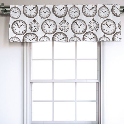 Sateen Ruffled Window Valance