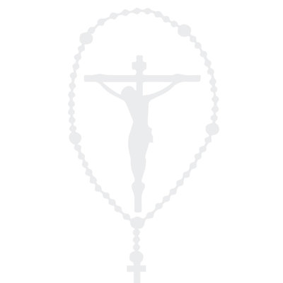 Décalcomanie murale crucifix rosary
