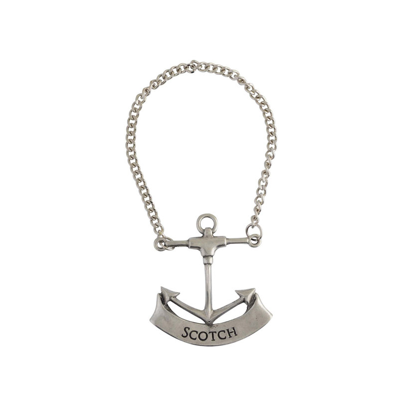 Mer et rivage, étain, bateau, ancre, vin, Scotch