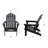 Breeona Solid Wood Folding Adirondack Chair-1091860620