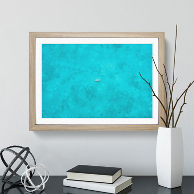 Coasting Boat - Picture Frame Graphic Art
