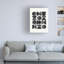 Mid-Century moderne et contemporain, impression géométrique sur toile-93517137