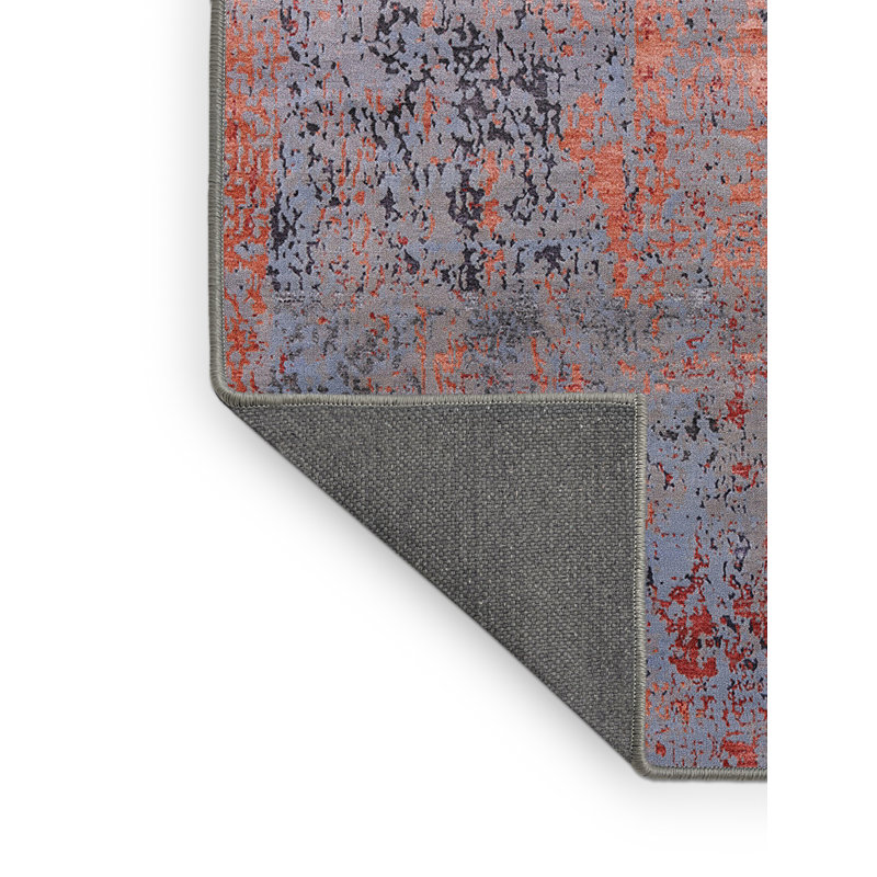Tapis abstrait gris, Rectangle 5 pi x 7 pi