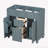 35.35'' Single Bathroom Vanity Base Only
