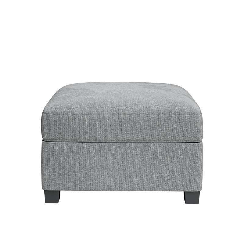 Module de repose-pieds modulaire carré avec rangement Gobinda