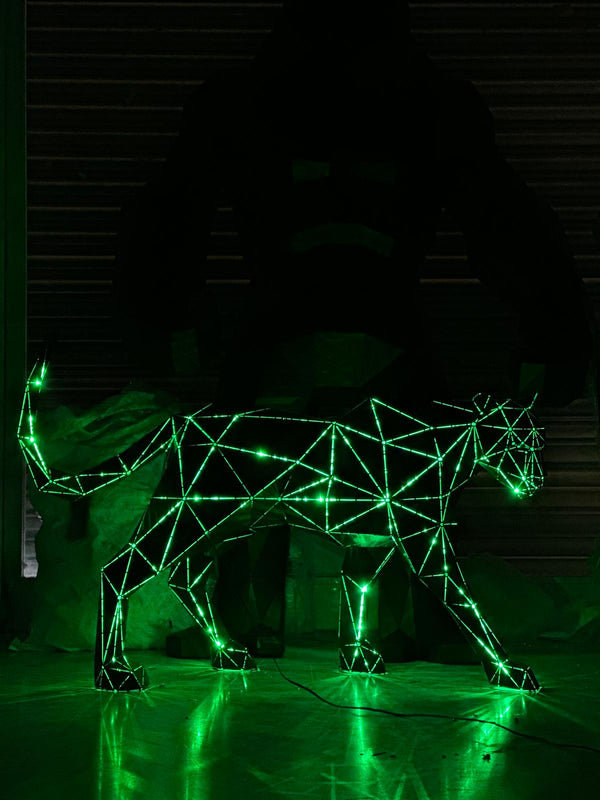 Statue Panther V2 - XXL, XXL, Black