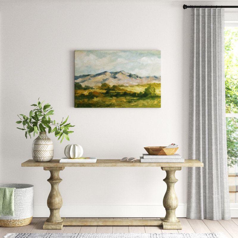 «Impasto Landscape I» par Ethan Harper, reproduction d'art sur toile tendue, H 20 po x l 30 po