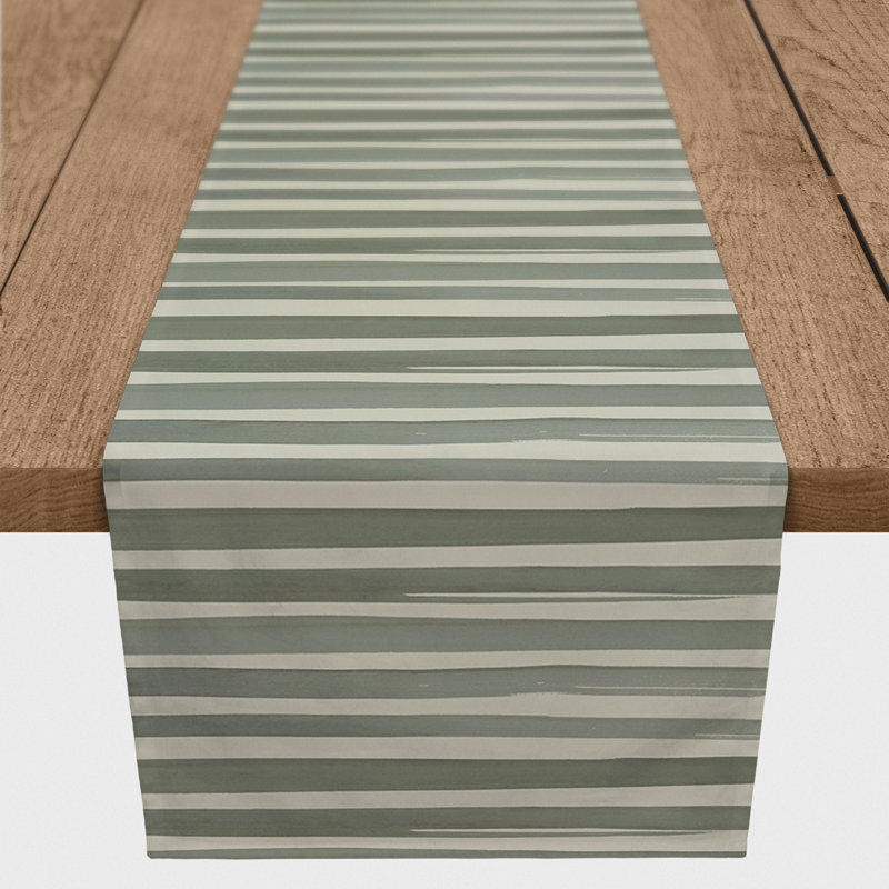 Chemin de table rectangulaire, 72 po x 16 po, Vert