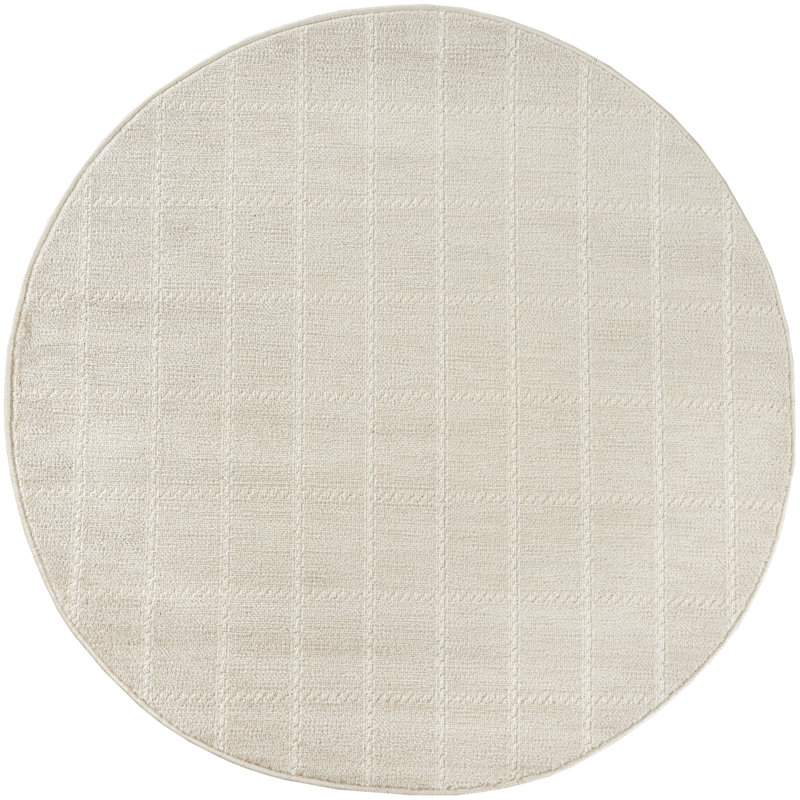 Avishek Geometric Indoor Rug, Round 4'