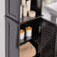 Canterbury Black Freestanding Tall Bathroom Cabinet-193363932