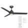 54" Mocha 3 - Blade Outdoor/Indoor Smart Propeller Ceiling Fan with Remote Control Included