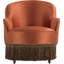 Alleffra Barrel Chair Chair with Ottoman