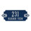 Sofia 2-Line Personalized Wall Address Plaque