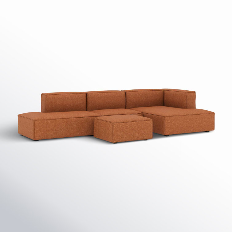Shonnard 4 - Piece Modular Upholstered Chaise L-Sectional