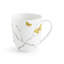 Butterfly Ginkgo Handmade Porcelain Coffee Mug