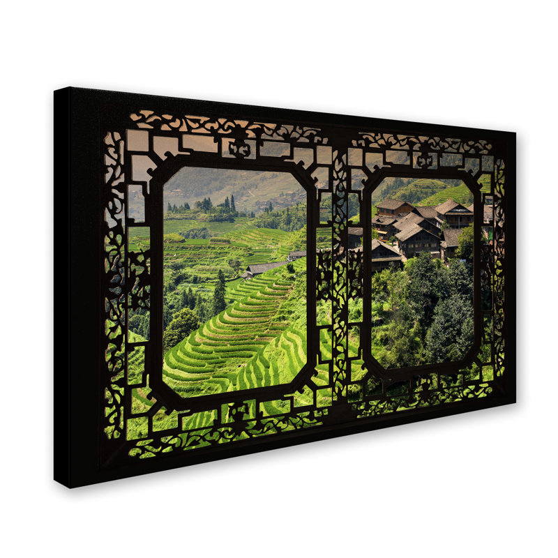 "Rice View" by Philippe Hugonnard Photographic Print on Wrapped Canvas, 16" H x 24" W x 2" D