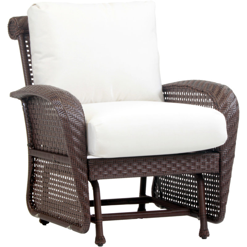 Fauteuil coulissant avec coussins Coralvine, Argent coulé Sunbrella®