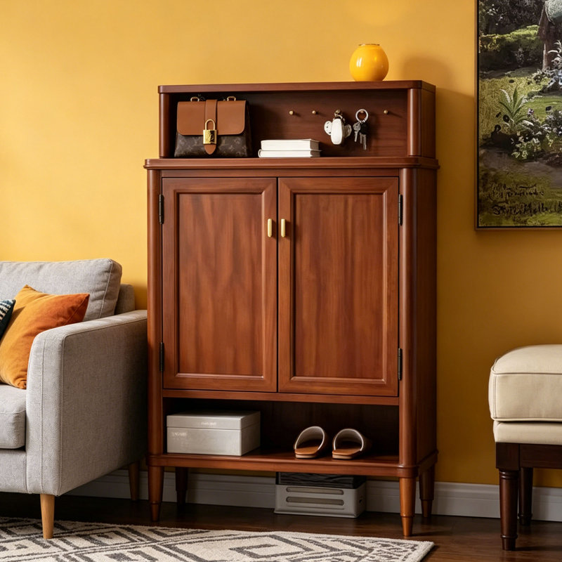 Armoire à chaussures d'entrée de style américain