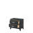 Haiden Weathered Black Finish Nightstand-755450373