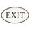 Exit Statement Garden Plaque
