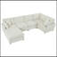 Canapé modulaire en U avec repose-pieds mobile-1113810685