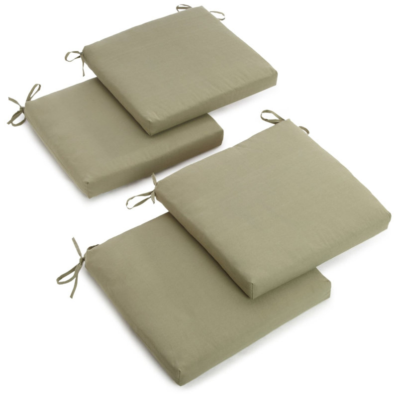 Outdoor 3'' Seat Cushion, Sage