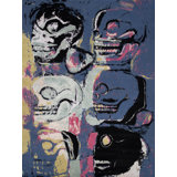 Contemporary Collection Hand Knotted Abstract Area Rug